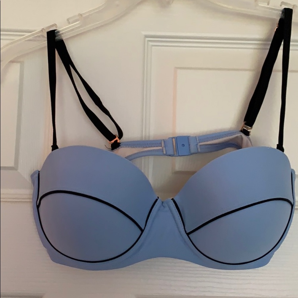 Blue Bikini Top